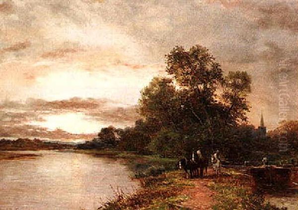 A Showery Sunset On The Thames - view 1