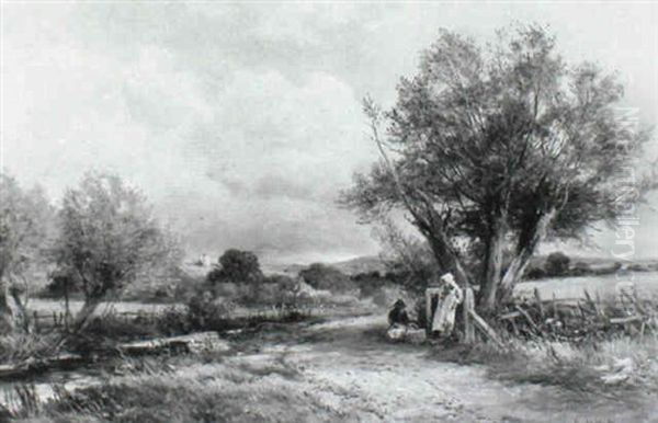 Lane At Eckington, Worcestershire - view 1