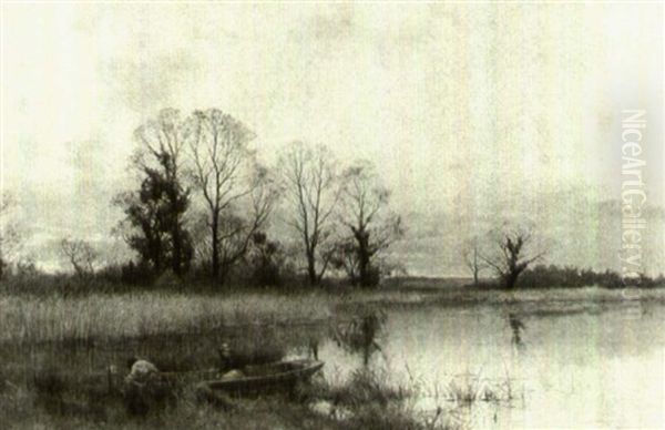 A Reed Bed, Spetchley Park, Near Worcester - view 1