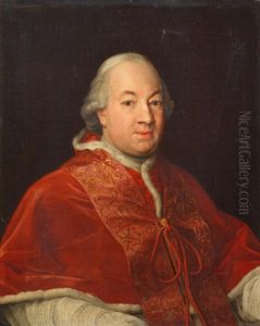 Portrait Of Pope Pius Vi, Seated, Bust Length by Pompeo Gerolamo Batoni