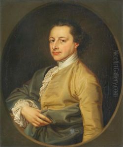 Portrait Of Sir Humphrey Morice, Half-length, Within A Painted Oval