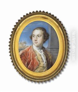 William Legge, 2nd Earl Of Dartmouth (1731-1801) In Fur-lined Red Coat And Yellow Waistcoat