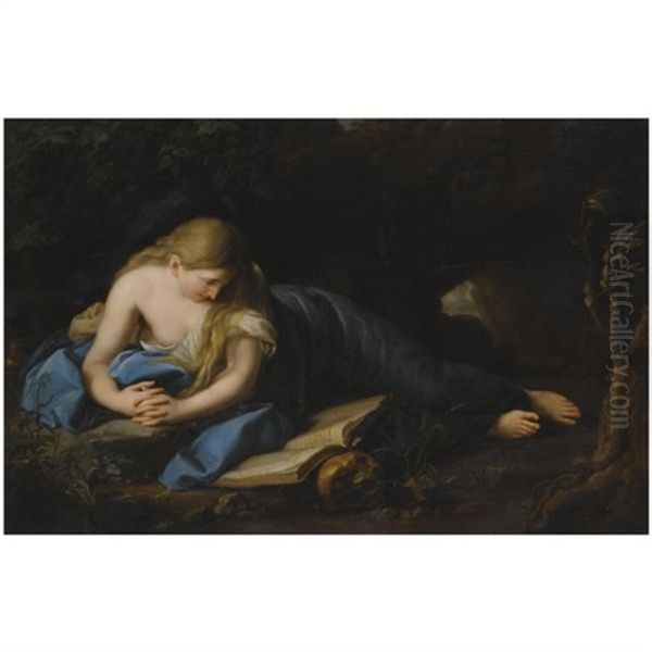 The Penitent Magdalene In The Desert - view 1