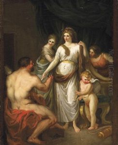 Herkules Und Omphale by Pompeo Gerolamo Batoni