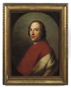 Portrait Of A Cardinal by Pompeo Gerolamo Batoni