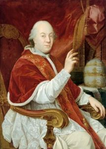 Bildnis Des Papstes Pius Vi. by Pompeo Gerolamo Batoni