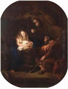 The Nativity by Pompeo Gerolamo Batoni
