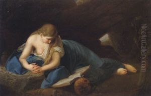 Die Busende Magdalena by Pompeo Gerolamo Batoni