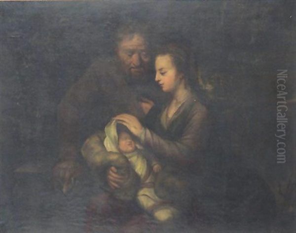 Mary And Joseph With Infant Jesus - view 1
