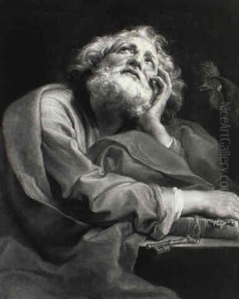 St. Peter Seated, Looking Toward Heaven - view 1