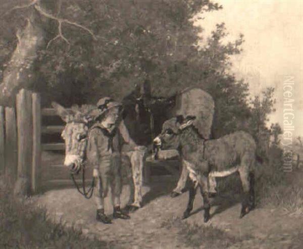 Resting The Donkeys - view 1