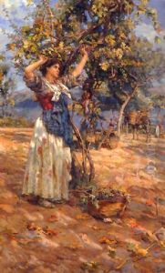The Grape Harvest by Alessandro Battaglia