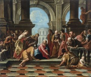Christ And The Woman Taken In Adultery