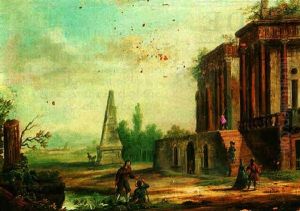 Landscape With Figures Near Ruins Landscape With Figures Near Ruins