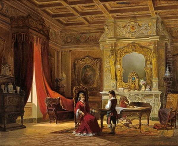 Interieurszene Aus Einem Renaissancepalast - view 1