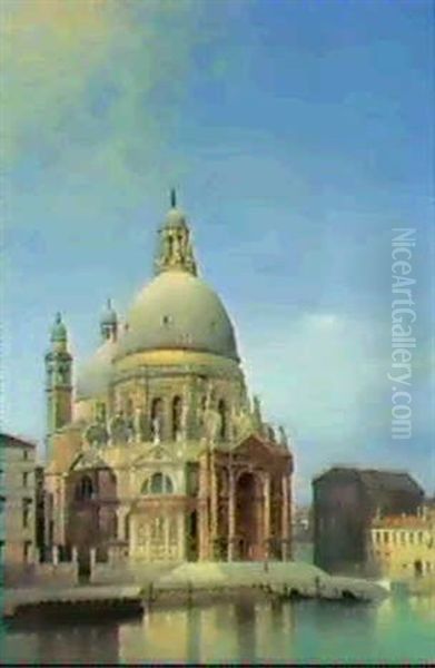 Ansicht Der Kirche S. Maria Della Salute In Venedig - view 1
