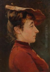 Frauenbildnis by Auguste Baud-Bovy