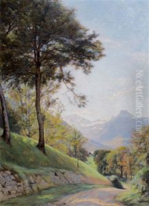 Un Matin A Aeschi by Auguste Baud-Bovy