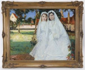 First Communion by Francois Charles Baude
