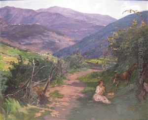 Chemin Borde De Ronces A Maro Castello by Francois Charles Baude