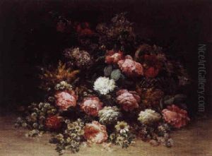 Panier De Fleurs by Jean-Baptiste Baudin