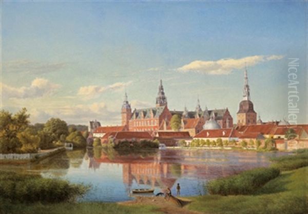 Blick Auf Schloss Frederiksborg - view 1