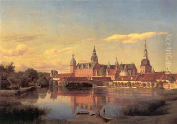 Udsigt Mod Frederiksborg Slot Set Fra Jaegerbakken - view 1