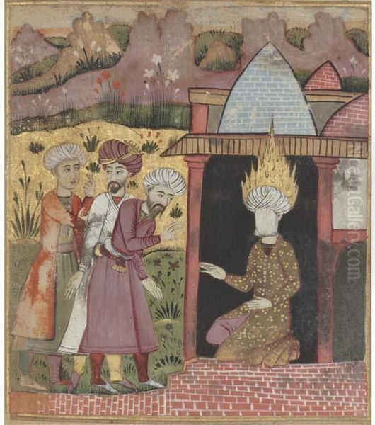 Three Men With A Prophet - view 1