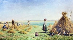 The Harvesters by Paul Albert Baudouin