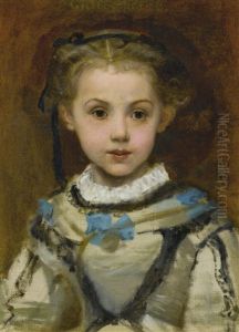 Portrait Of Guillemette De Lareinty by Paul Jacques Aime Baudry