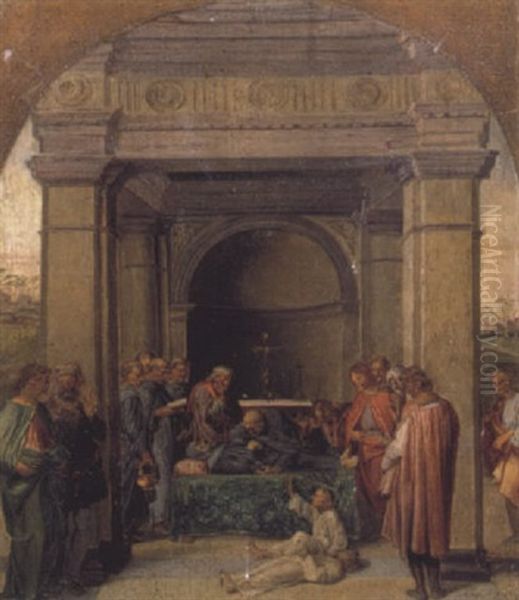 Mise Au Tombeau D'un Saint - view 1