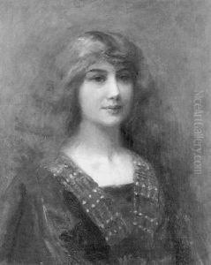 Portrait De Jeune Femme by Paul Jacques Aime Baudry