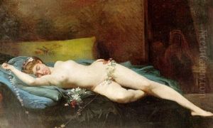 L'odalisque by Paul Jacques Aime Baudry