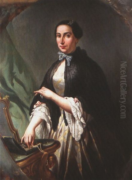 Portrait Einer Dame Mit Schleife - view 1