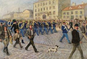 Aufmarsch Der Deutschmeister by Carl Franz Bauer