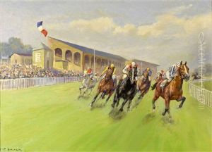 Horse Race by Carl Franz Bauer