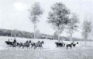 Ausfahrt In Pati by Carl Franz Bauer