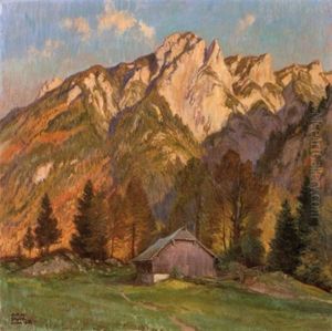 Herbsttag Bei Strobl by Gustav Bauer