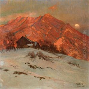 Abendsonne by Gustav Bauer