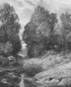 Au Bei Greifenstein by Gustav Bauer