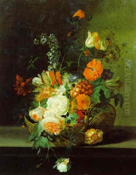 Blumenstrauss In Einem Korb - view 1