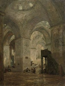 Oosterse Moskee (interior Of The Ulu Mosque In Bursa, Turkey) by Marius Bauer