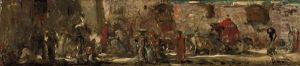 Optocht (festivities Near An Indian Citygate)