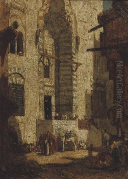 Moskee Ingang Cairo - The Entrance Of The El Gouri Mosque, Cairo - view 1