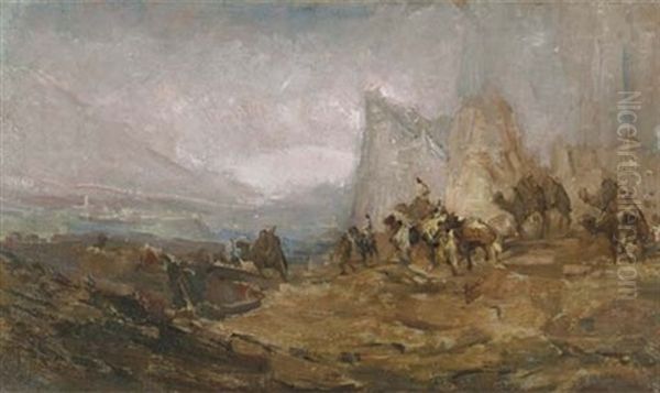 An Oriental Caravan - view 1