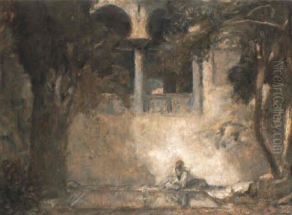 Courtyard Of An Oriental Palace - view 1