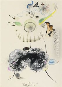 Untitled (barking Poodle) by Rudolf Bauer