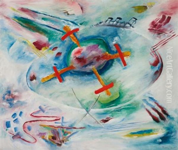 Four Crosses - view 1
