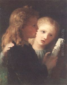 Singing Children by Carl Wilhelm Friedrich Bauerle