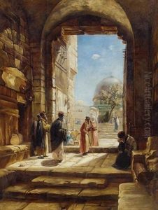 Entrance To The Temple Mount In Jerusalem